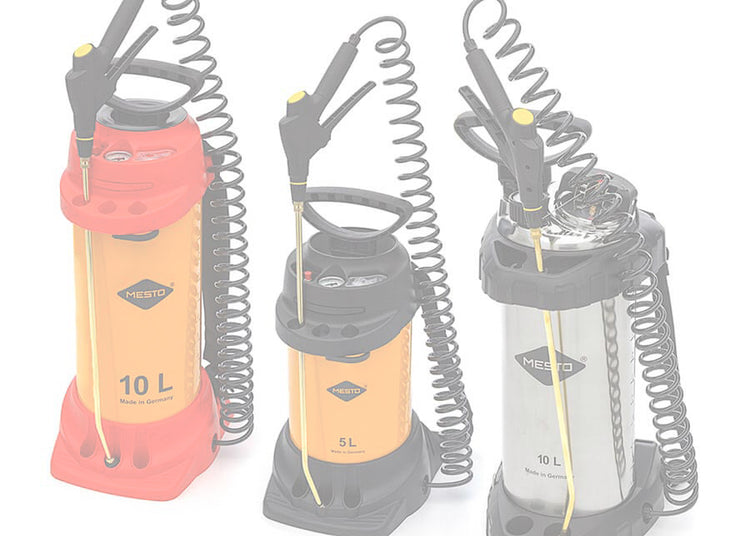 Collection photo for our range of metal compression sprayers