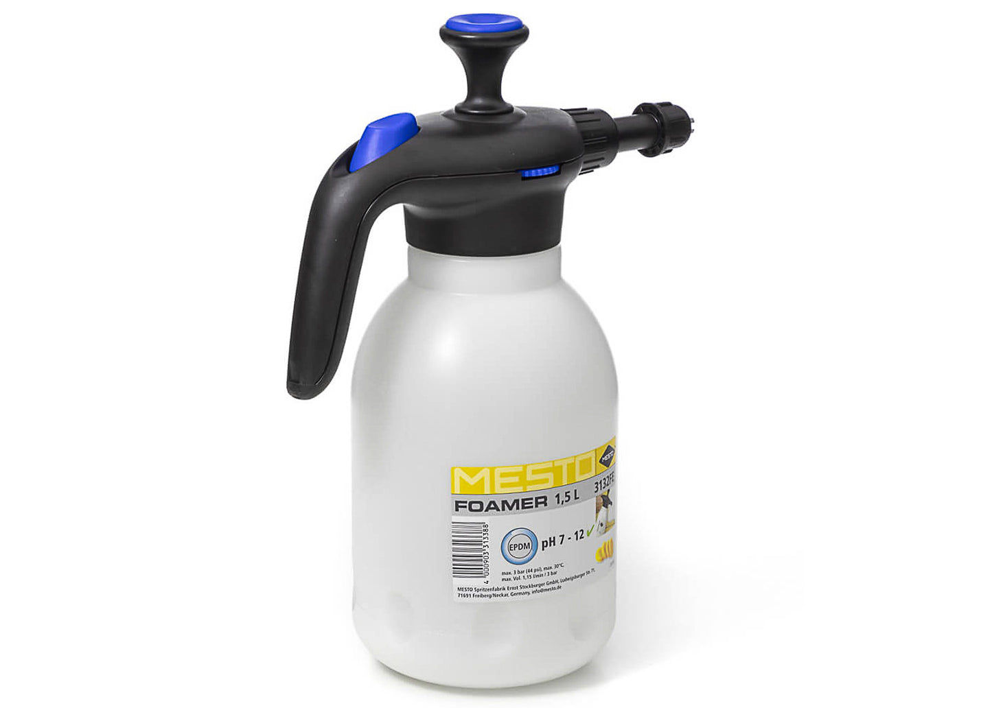 photo of our 1.5 litre hand spraying unit for alkaline based foaming cleaning solutions