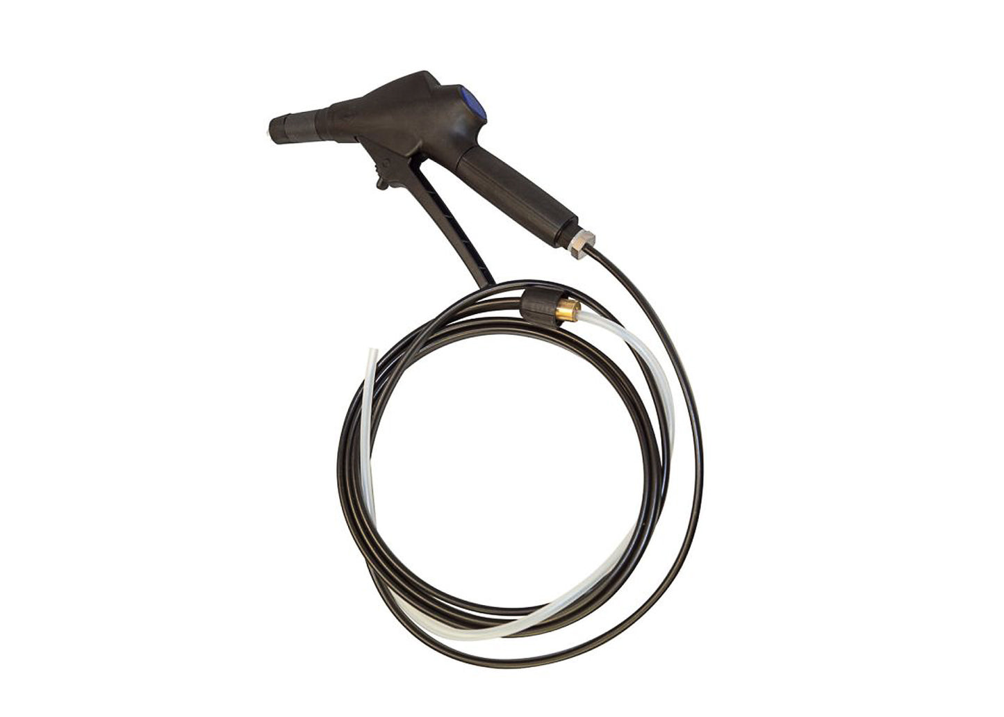 photo of the specialist hose and spray gun of our 8 litre foaming sprayer