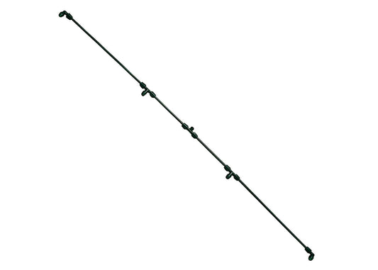 photo of our 4 nozzle wide spray boom that can be used with many of our electric sprayers for spraying lawns and plants.