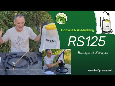 a short video showing the unboxing of our 12 litre knapsack sprayer and how to assemble it