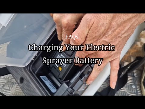 FAQ for changing the battery in our battery powered sprayers. Electric sprayers are easy to use but changing the battery is important.