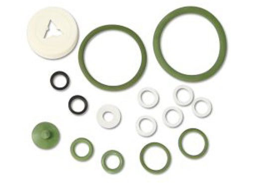 photo of the seals and rings included within the replacement seal pack for our range of mesto sprayers.