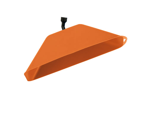photo showing our rectangular spray shield that will reduce drift in windy conditions and save on wasted chemical use