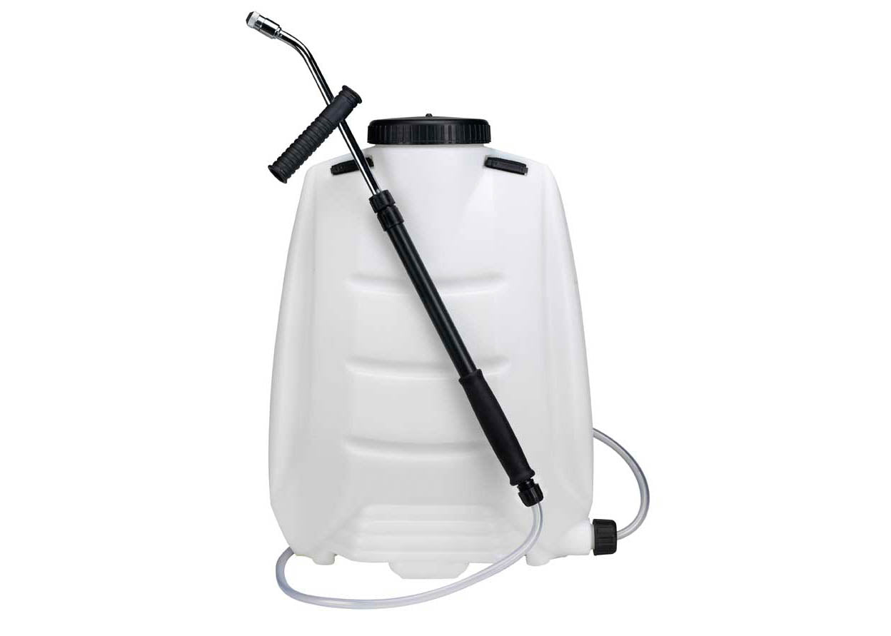 our 12 litre capacity hand spraying unit. spray by just pumping the handle